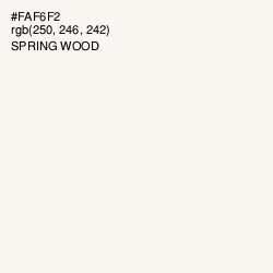 #FAF6F2 - Spring Wood Color Image
